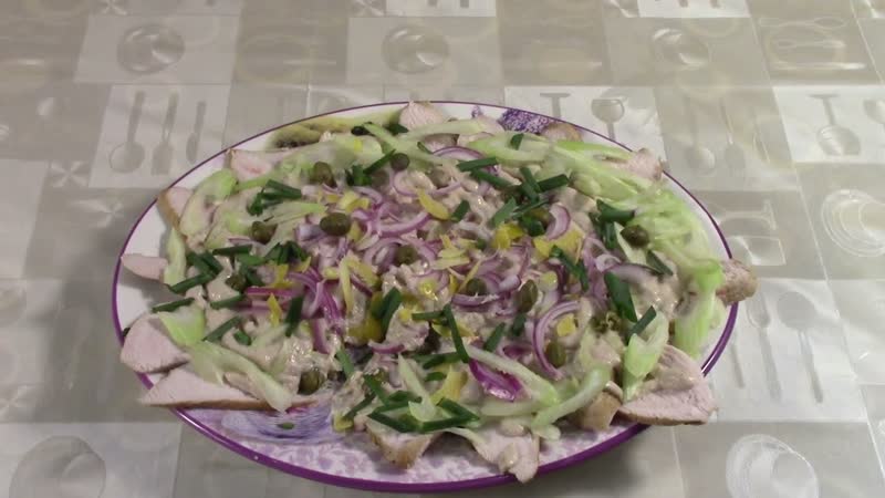 Сочная грудка индейки под соусом тоннато (по