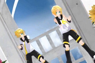 MMDJust a Game::Rinto x Len + Motion DL