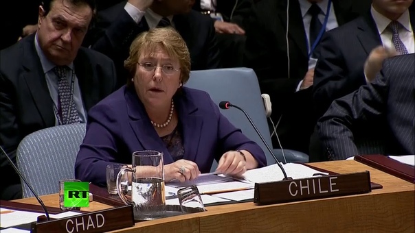 DISCURSO COMPLETO de Michelle Bachelet en el Consejo de Seguridad de la