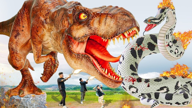 Best Action Movies Dinosaur (2024) Full 4 K, T rex Chase 5, Jurassic Park 7,
