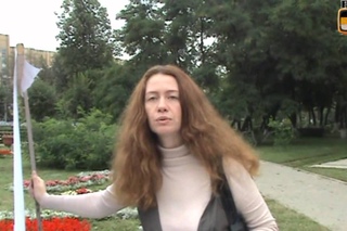 25 августа 2012 года - г. Королёв - Одиночный пикет - Инна