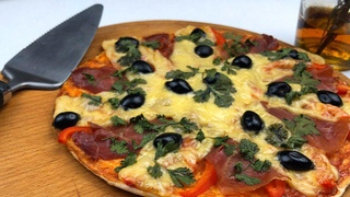 ДОМАШНЯЯ ПИЦЦА  / Вкусный Простой и Быстрый Рецепт Пиццы за 5 минут!!!