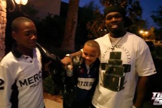 At Floyd Mayweather's Mansion with Rick Ross' son, Tia and Diddy in Las Vegas | 50 Cent Music