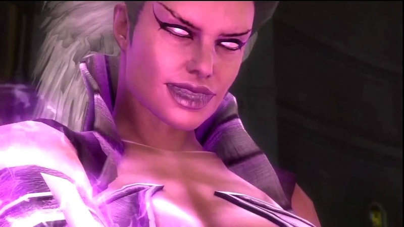 Mortal Kombat 9 Sindel Kicks Butt