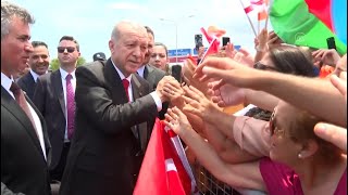 Trkiyes President Erdogan in Lefkosa, Turkish Republic of Northern Cyprus