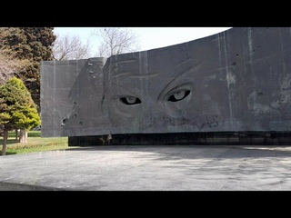 Monument to Soviet intelligence officer Richard Sorge in Baku