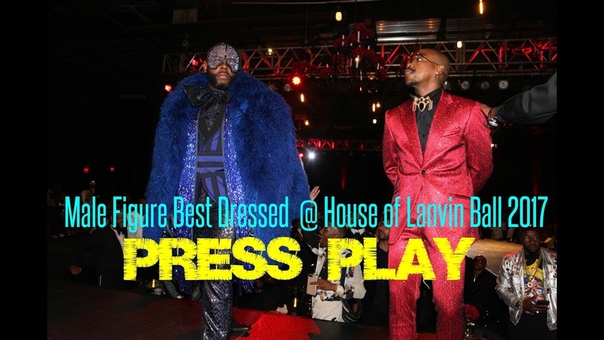 Male Figure Best Dressed House of Lanvin Ball