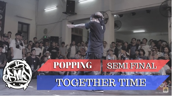 TOGETHER TIME 2016 Semi Final Popping 1on1 MT Pop vs