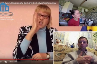 Галина Воробель дает совет глухим из УПП г. Херсон