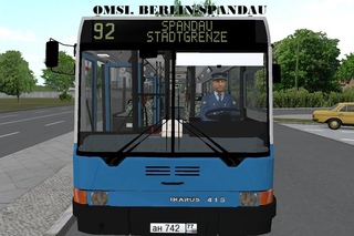 OMSI. Berlin-Spandau 1989. Маршрут 92