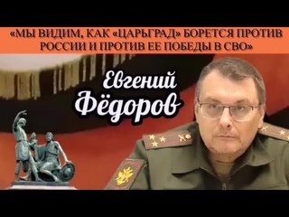 Евгений Фёдоров: «Мы видим, как «Царьград» борется против России и против ее победы в СВО»