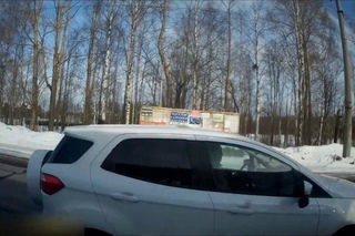 Поездка на автобусном маршруте № 9, г. Архангельск