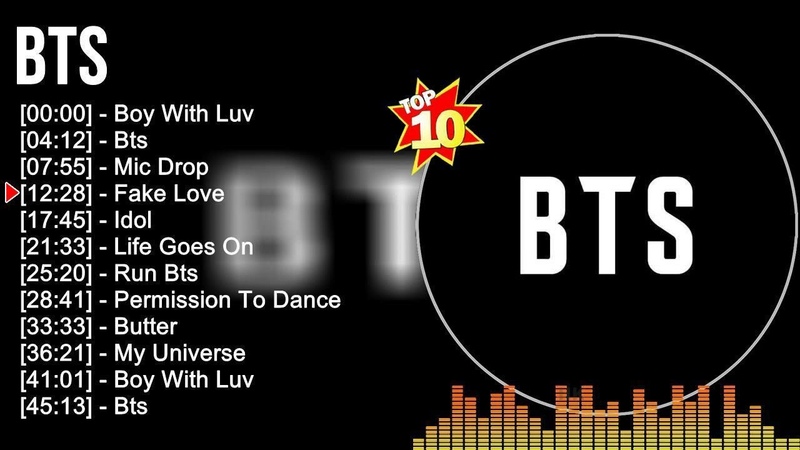 B T S Greatest Hits Top Pop Music 2022