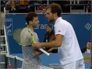 Grigor Dimitrov vs. Jerzy Janowicz 4-6, 6-3, 7-5 Garanti Koza Sofia Open (R16) .