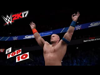 Stupefying Super Maneuvers!: WWE 2K17 Top 10