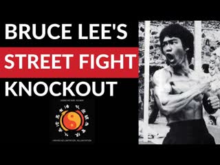 How To KNOCK Someone OUT in a Street Fight Bruce Lee's JKD
