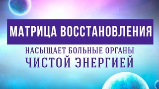 Насыщает и ВОССТАНАВЛИВАЕТ Все БОЛЬНЫЕ Органы ЧИСТОЙ ЭНЕРГИЕЙ!