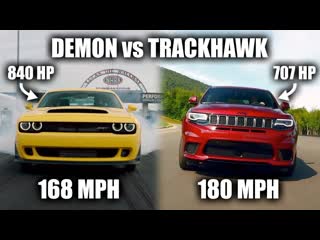 The Jeep Trackhawk Is Technically Faster Than A Dodge Demon