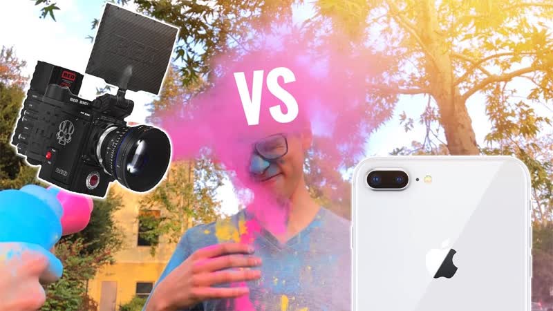 i Phone 8 Slow Motion vs 30, 000 RED
