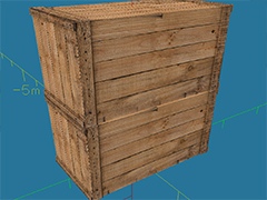 RC Crate bare wood - Large - 2 stack