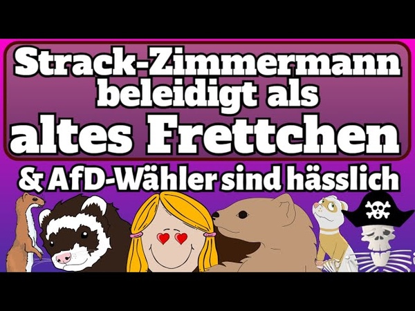 Strack Zimmermann als altes Frettchen beleidigt Af D Wähler sind hässlich