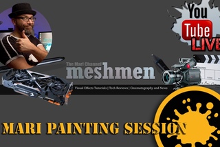 Mari node based texturing  | Meshmen Live stream