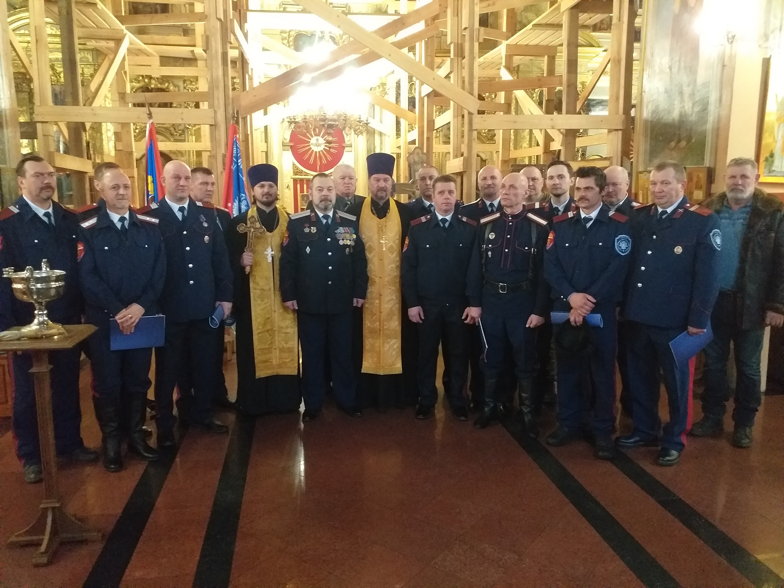 Верстание казаков ХКО «Вороновское»