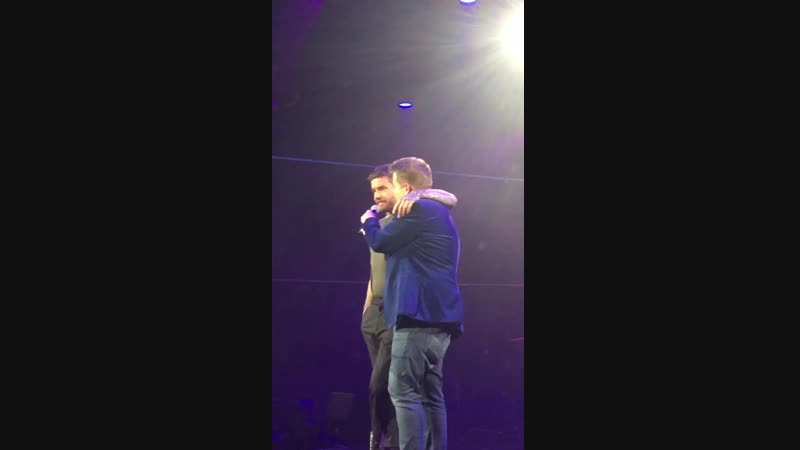 Liam talking about the boys October 30, 2018 hugged