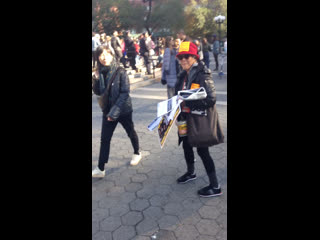 Trump out meeting At The Union Sq