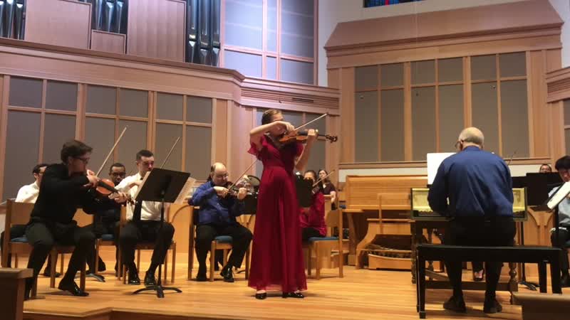1041 J. S. Bach Violin Concerto in A minor, BWV 1041 Adriana Bec + San Antonio