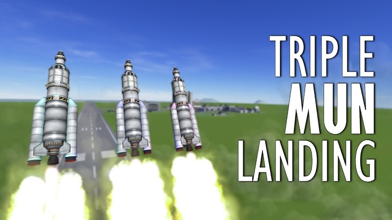 Three Mun Landings AT THE SAME TIME