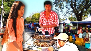 Street Food Market in Yangon