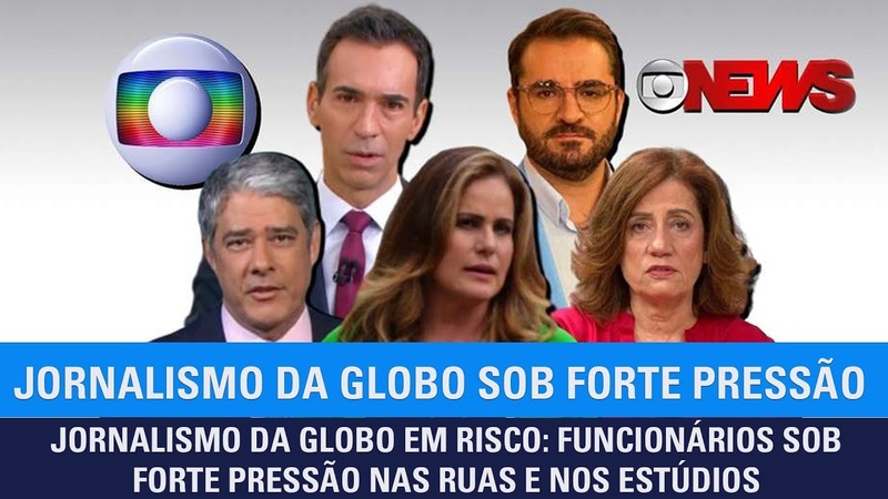 Jornalismo da Globo em risco: funcionários sob forte pressão nas ruas e nos