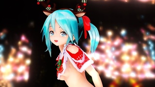 MMD R18 Sexy Christmas Api Miku Leica