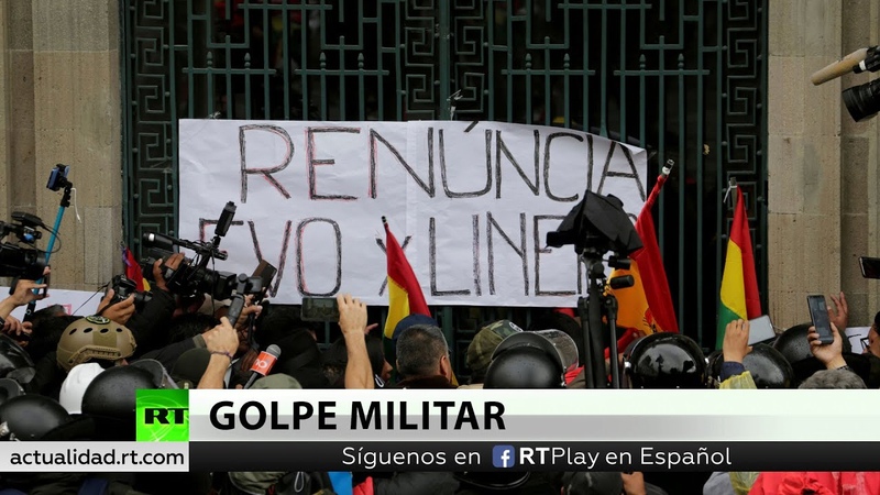En Bolivia han echado la voluntad del pueblo a un lado para perpetrar un golpe de Estado