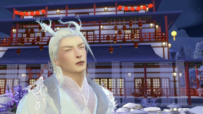 Japanese Temple fast house tour (with mods) Snowy escape sims