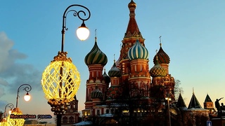 Москва Праздничная вспоминаем Рождество Манежная площадь, Никольская улица, Москворецкий мост