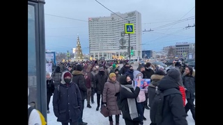 Хибины.com: митинг в Мурманске в поддержку Навального