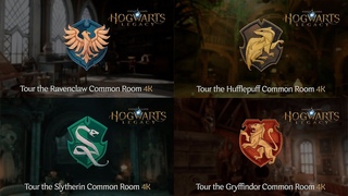Hogwarts Legacy | Vistazo de las Salas Comunes 4K | Ravenclaw, Gryffindor, Slytherin, Hufflepuff