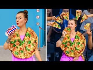 Как пронести фастфуд в кинотеатр / Смешные трюки с едой