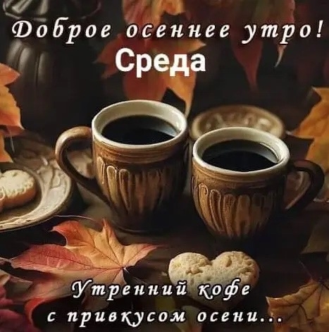 ЗДРАВСТВУЙ, РОДНАЯ МОЯ СРЕДУШКА-СРЕДА! - Просто ДОБРОЕ УТРО , пользователь Галин