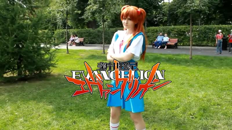 Neon Genesis Evangelion Cosplay ( Asuka, Shinji, Kaworu) at J Fest Moscow