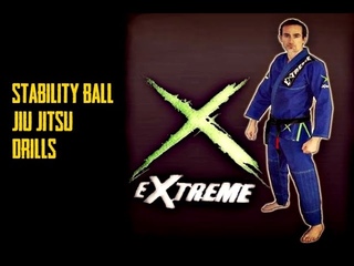 Stability ball Jiu-Jitsu Drills