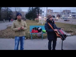 Харинама около Центрального парка,  Тольятти