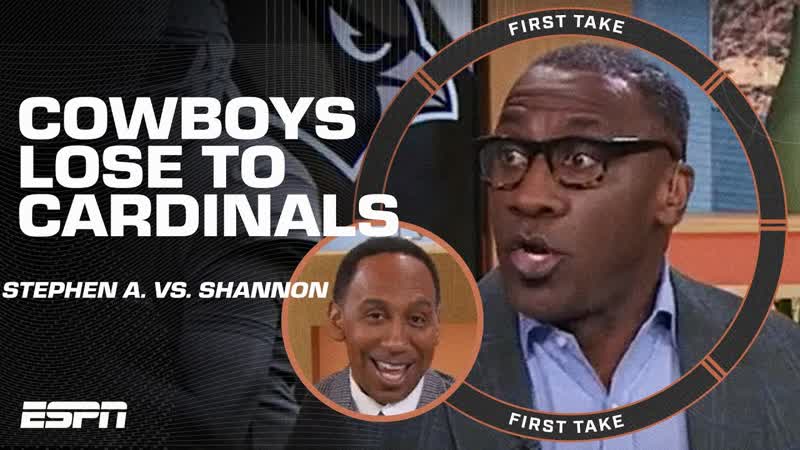 Stephen A. Smith Shannon Sharpe react to the Dallas Cowboys 1st loss of the season , First