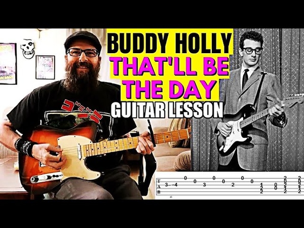 Thatll Be The Day Intro, Lead, Chords Outro ( Buddy Holly Guitar Lesson w,