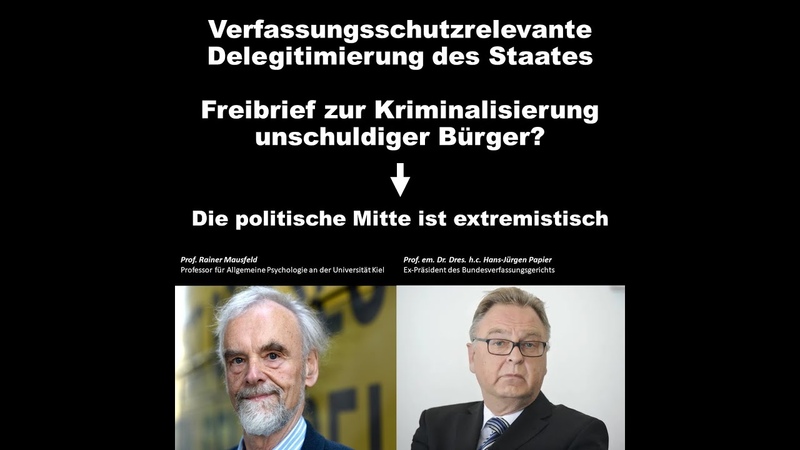 Kriminalisierung unschuldiger Bürger durch den