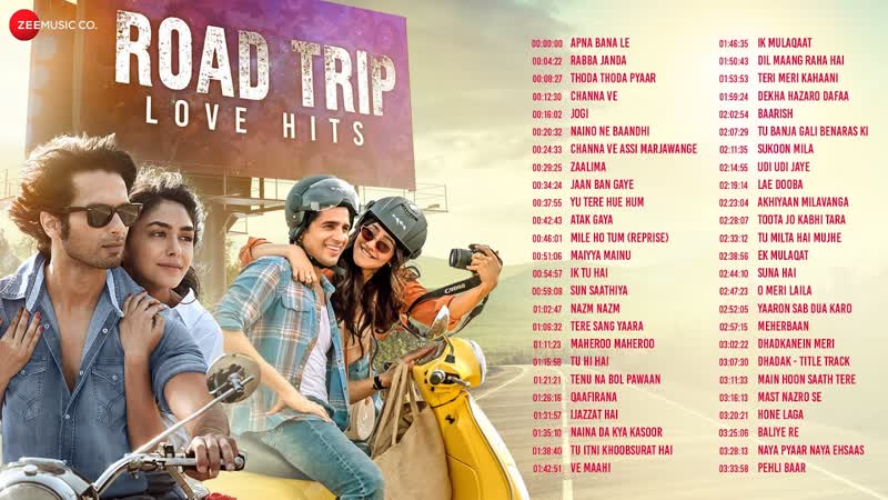 Non Stop Road Trip Love Hits Full Album, 3 Hour Non Stop Romantic Songs, 50 Superhit Love