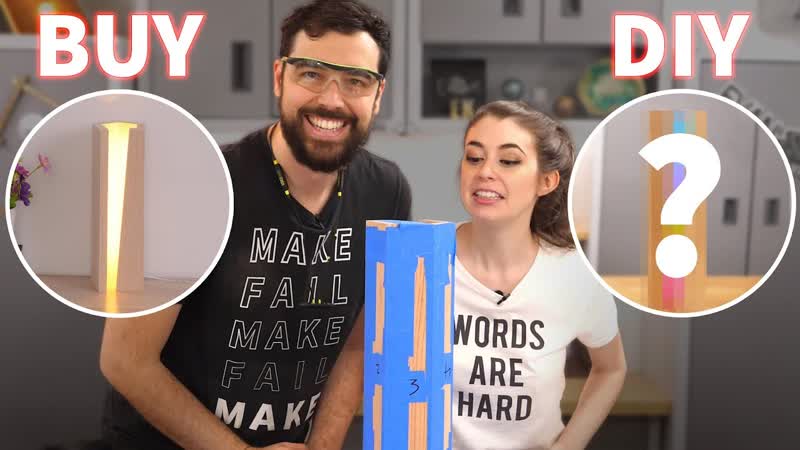 BUY vs DIY Recreating a Wood LED