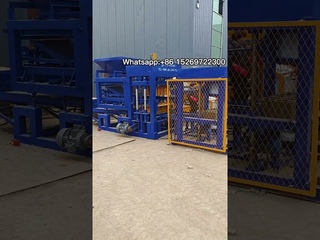 3 phase power Automatic Concrete Blocks Taken Shape machine for 6 inch hollow block in Mexico #block